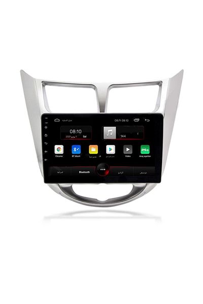 EXVOL Hyundai Accent Blue Multimedia Carplay 9 Inc HD IPS Screen 2GB/32GB Android 12 Camera Gift