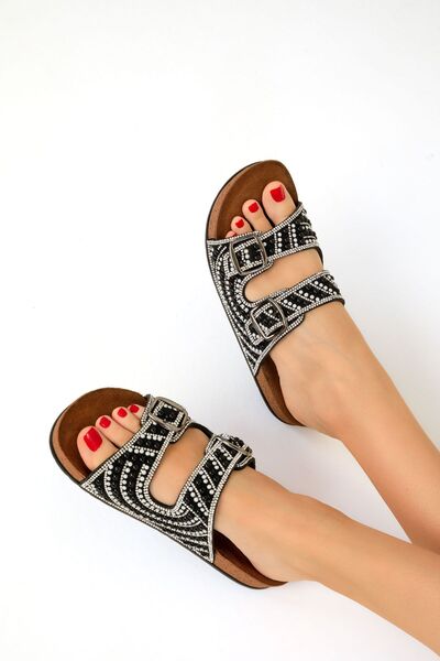 SOHO Women's Black Slippers 19455 - Comfortable and Stylish Design