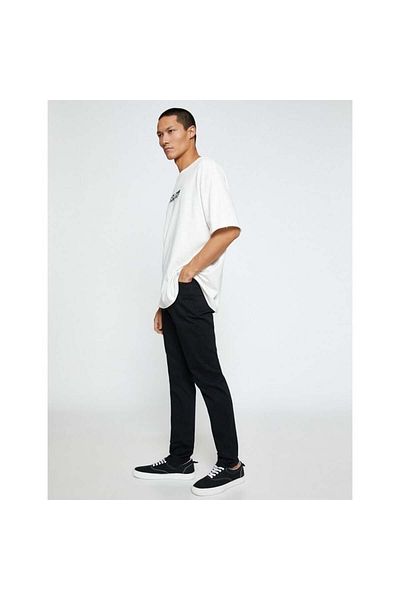 Koton Basic Gabardine Trousers Slim Fit Button Detailed Pocket