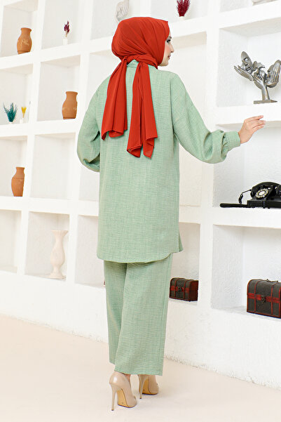 ModaMerve AFL4190 Model Çağla - Stone Detailed Combination