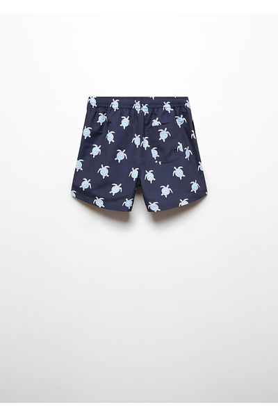 MANGO Kids Costum de baie albastru închis pentru copii