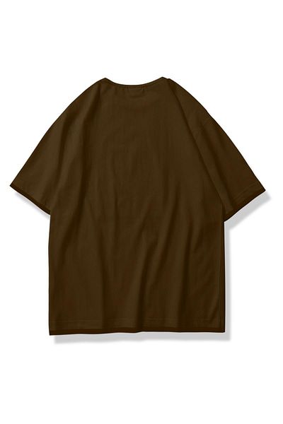 Trendiz Unisex Repair Planet T-shirt Καφέ