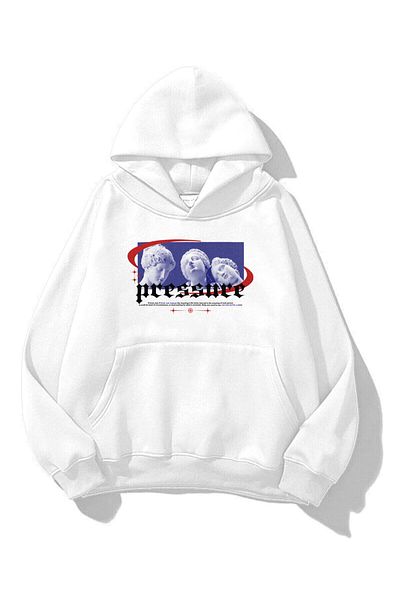 Trendiz Φούτερ Unisex Pressure Hoodie White
