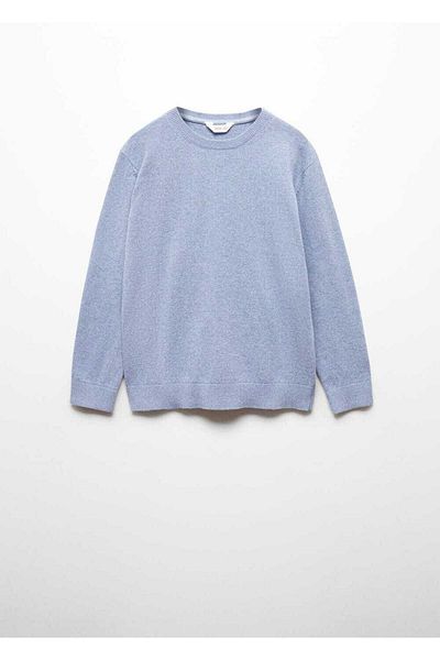 MANGO Kids Pulover Albastru Pentru Copii