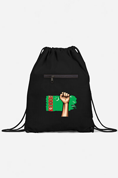 herotasarım Αθλητικό σακίδιο πλάτης Τουρκμενιστάν με τσέπες - Bll5001