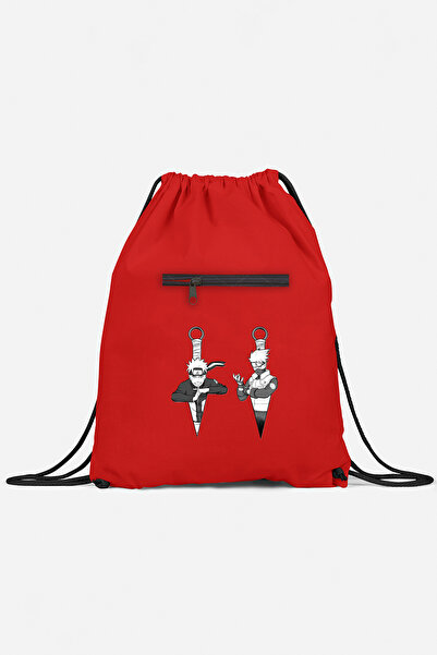 herotasarım حقيبة ظهر رياضية ناروتو كاكاشي - مع جيب، bll4688