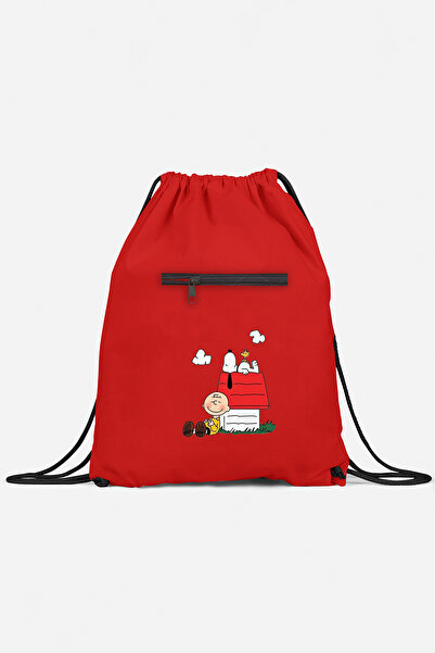 herotasarım Rucsac sport Snoopy cu buzunar - bll4922