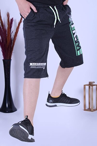 YA KO KİDS Xtremea Model Cepli, Yazı Baskılı Erkek Çocuk Kapri