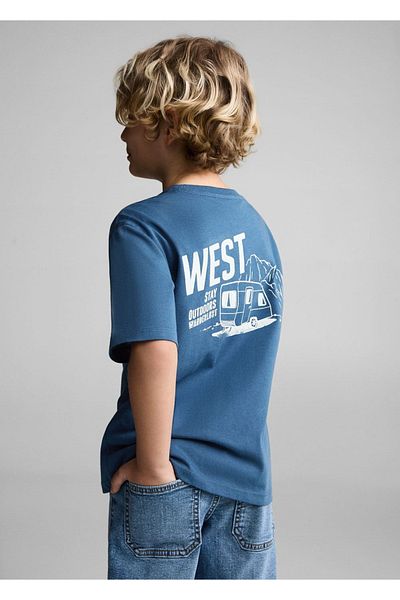 MANGO Kids T-Shirt με κείμενο σε τσέπες