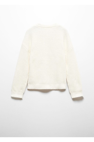 MANGO Kids Strickjacke aus Chenille-Strick