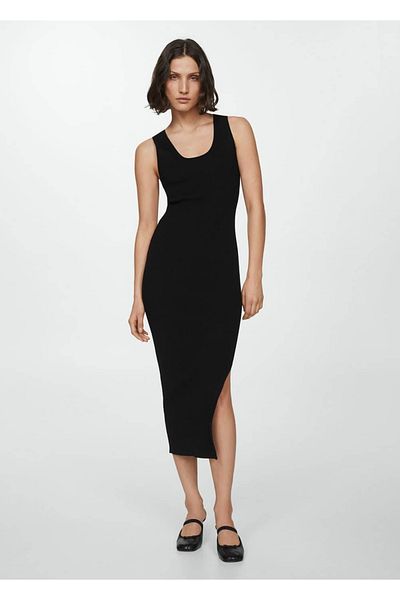 MANGO Woman Elastic Midi Dress