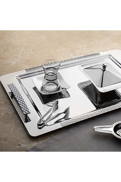 Nehir Sırma Plain Tea Tray