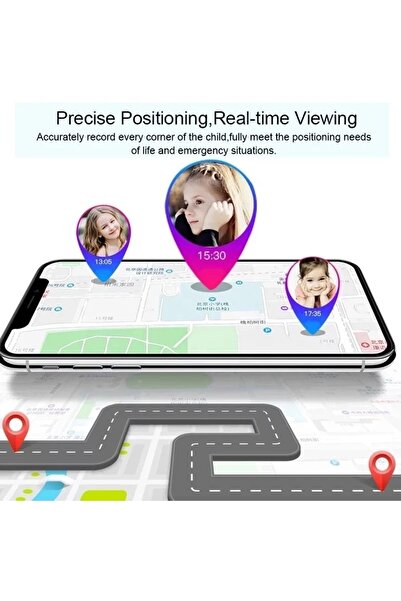 Onkatech Sim Kartlı Konum Takibi Ve Ortam Dinleme Özellikli Akıllı Çocuk Saati-siyah