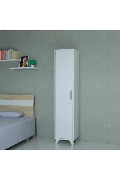 MOBİLİQUE Çok Amaçlı Beyaz Banyo Boy Dolabı