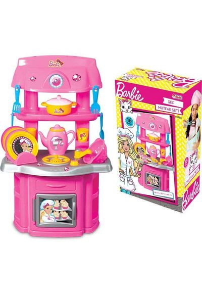 DEDE Barbie Chef Kitchen Set Girl Child Toy Kitchen Set-01503