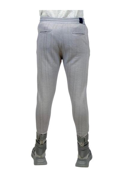 Geco Gray Corded and Zippered Bottom Knitted