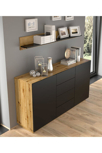 EGN WOODS 40*15*15*1 τμχ Μπαχαροθήκη - Παιδικό Δωμάτιο και Ράφι Μπάνιου Montessorie, Σκελετός και Ράφι τοίχου