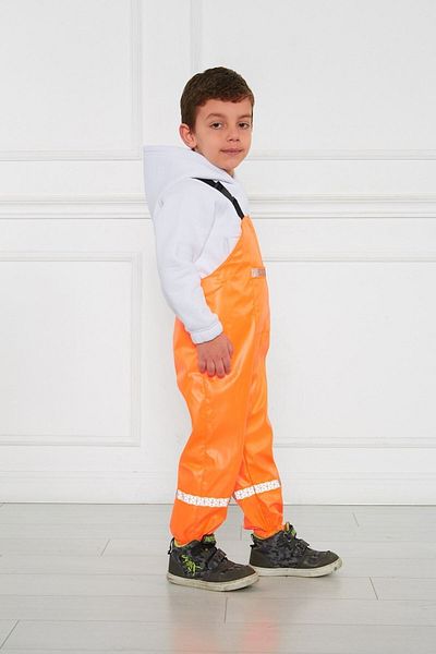 GÖKÇECİK TEKSTİL Unisex Kids Rainsuit Orange