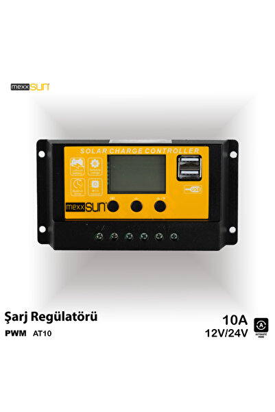MEXXSUN ® Pwm 10a 12/24v (AT10) Şarj Kontrol Cihazı Ea6362477