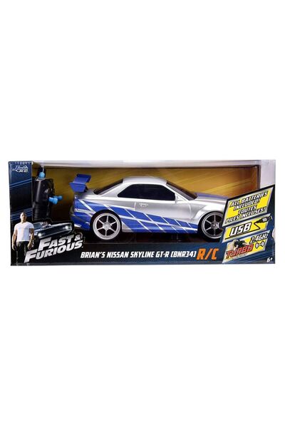 Simba Fast&furious Rc Nissan Skyline Gt-r 2002 1:16 Smb-253206007
