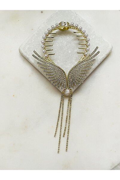 Selen Aksesuar Melek Kanadı Topuz Tokası