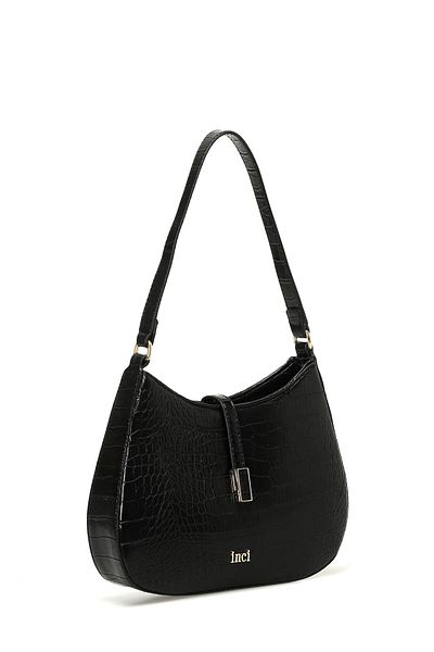 İnci Inci Alias 4Pr Women's Black Shoulder Bag