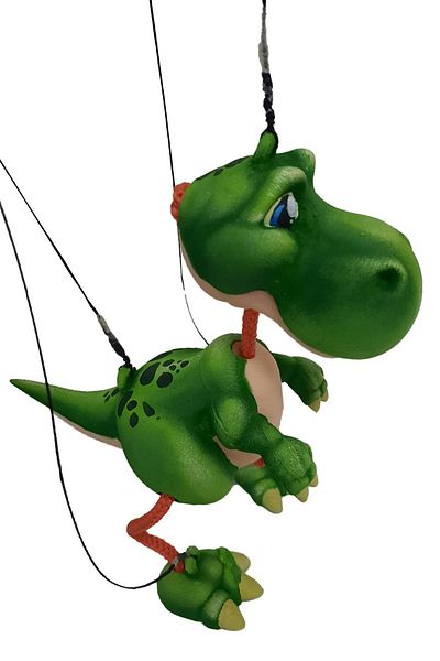Uçaneller Kuklaevi Trex Dinosaur String Puppet