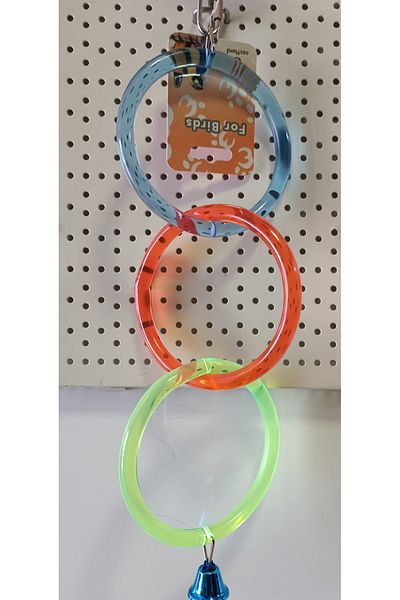 Eastland حلقة طائر الببغاء من الأكريليك مقاس 44 سم