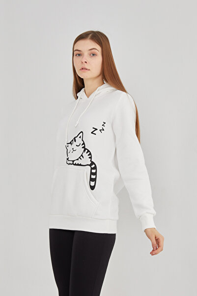 EFFRENATU Oversize Hooded Trendy Clothing Sweatshirt