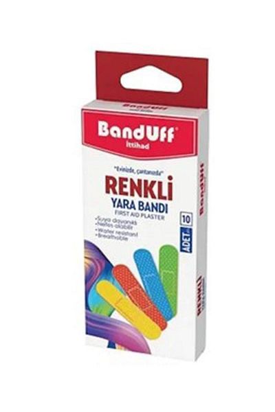 HONNES Banduff Band-Aid Colored 10 Pack