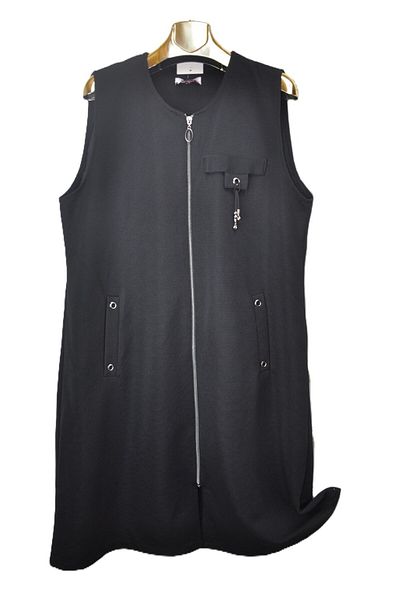 elma abone Ottoman Zippered Large Size Vest