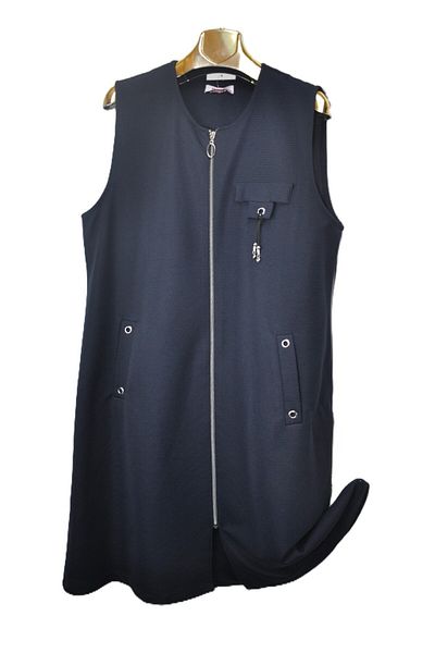 elma abone Ottoman Zippered Large Size Vest