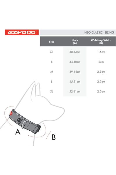 Ezydog Neo Classic Köpek Boyun Tasması 45 Mm Xsmall Mor