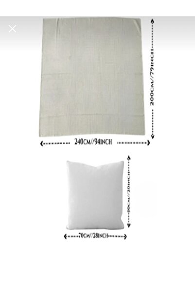 Tago Home Premium 100% Cotton Single Pique Set - Summer Cover and Pillow Case (160x240cm)