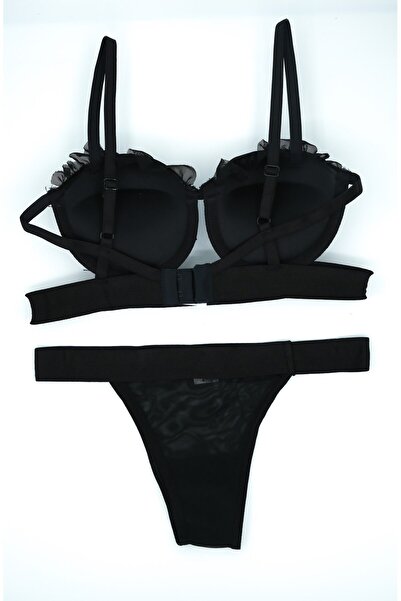 Dominant Set sutien cu susținere cu detaliu din tul