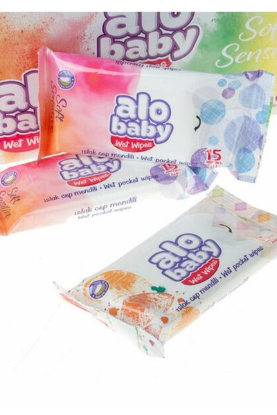 konelsa Alobaby Islak Cep Mendili 36 Adet 15 Li