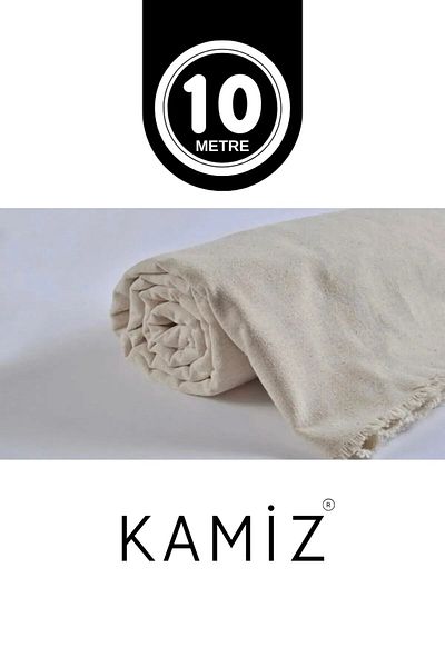KAMİZ Λινό Ύφασμα Φυσικό Λινό Ύφασμα 10 μέτρα