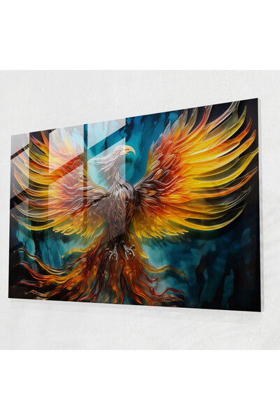 PaintedAnarchy Mythology Glass Wall Art - Mythology, Glass Art, Rise from the...