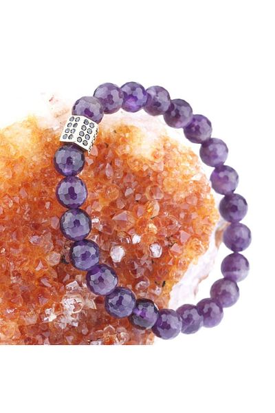 OSMANLI DOĞAL TAŞ Certified Natural Stone Bracelet - Amethyst