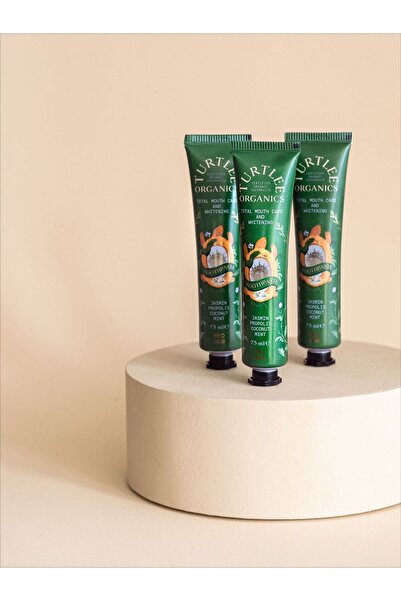 TURTLEE ORGANICS Organik Yasemin & Propolis Diş Macunu – Avantajlı Paket | CO...
