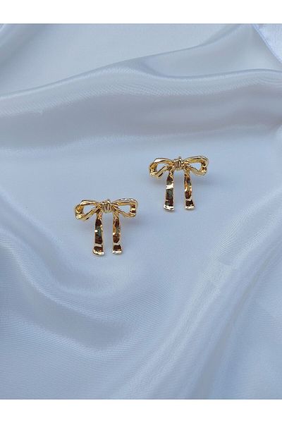 Alexis Carrel Women's Ribbon Bow Earrings