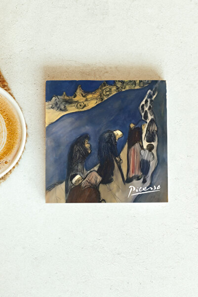 HEDİYEDİYE Picasso Series - Single Stone Coaster