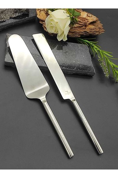 BRONDOFF Steel Cake Spatula Set of 2