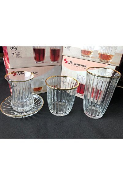 Paşabahçe 24 Parça Gold Joy Su Takımı Çeyiz Seti