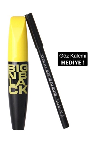 Pastel Maskara Siyah - Big N Black Mascara Kajal (Göz Kalemi Hediyeli ) 86906...