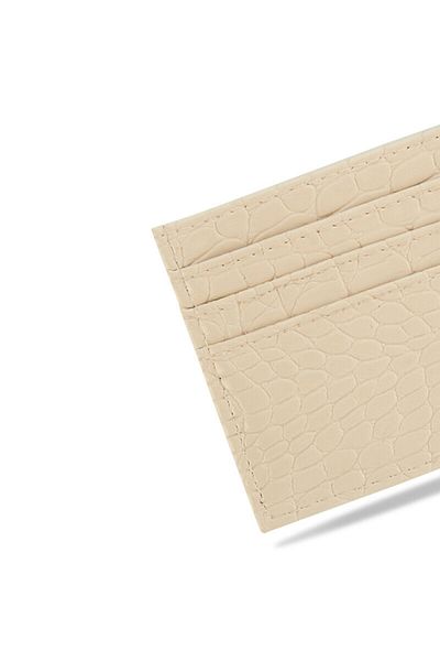 Boldy Θήκη κάρτας Croco - Θήκη κάρτας Unisex - Πορτοφόλι θήκης κάρτας - Πορτοφόλι 7 θέσεων - Μοτίβο δέρματος κροκόδειλου