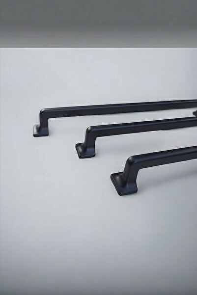 Dizaynhouse 224 mm Siyah Kulp Canik Model Lüks Kulp, Dolap ve Çekmece Kulpu