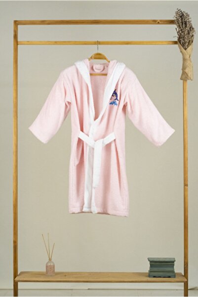 MaLana Havlu رداء حمام للأطفال مطبوع عليه حليقة