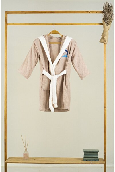 MaLana Havlu رداء حمام للأطفال مطبوع عليه حليقة