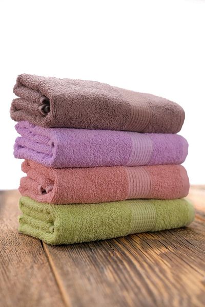 MaLana Havlu Fufy - Set de 4 prosoape moi, 100% bumbac, 50 X 90 cm pentru mâini și față